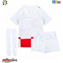 Camiseta Croacia Primera Equipación para niños Eurocopa 2024 manga corta (+ pantalones cortos)